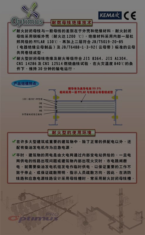 低壓耐火型母線(xiàn)